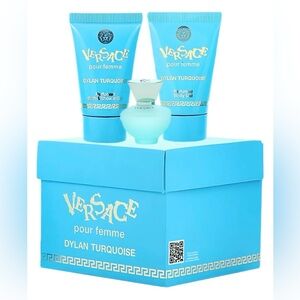 Versace Pour Femme Dylan Turquoise, 3 Piece Mini Gift Set